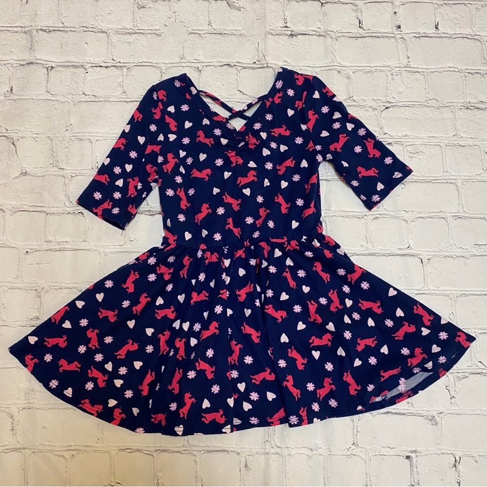 Dot Dot Smile Unicorn Dress